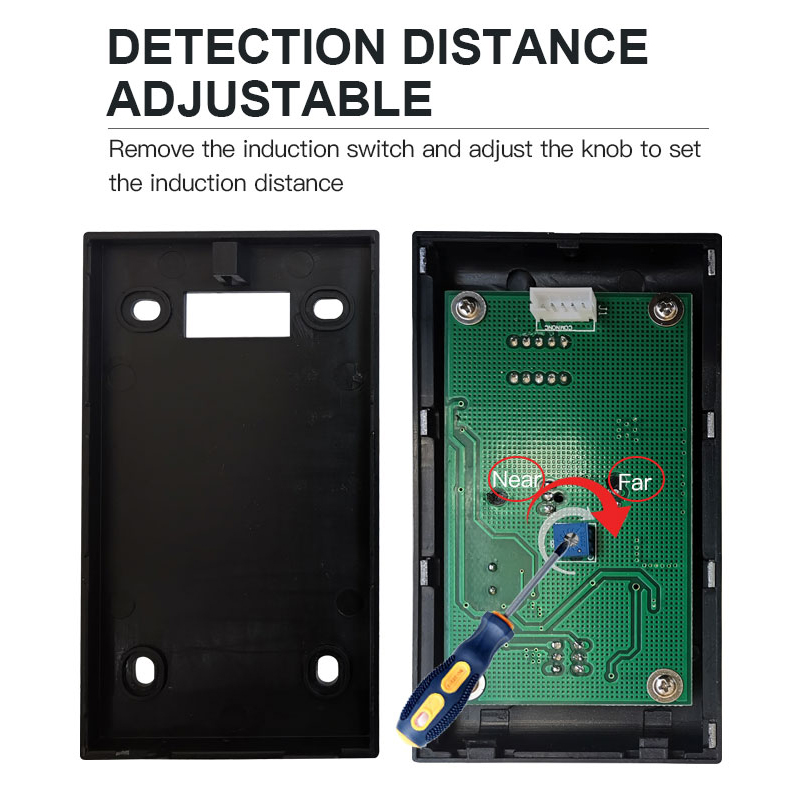 Interruptor de sensor de mano infrarrojo 12v para puerta automática